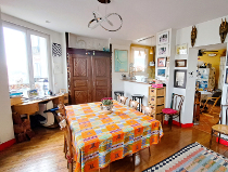 Pièce de vie, côté séjour/cuisine