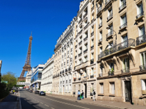Vue rue/Tour Eiffel